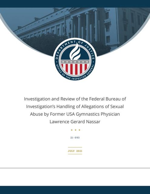 Lessons from the FBI Investigation of Larry Nassar
